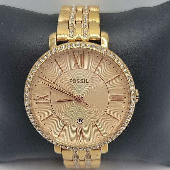 Fossil Jacqueline ES3546 Women's Stainless Steel Analog Dial Quartz Watch DE103 - Picture 1 of 10